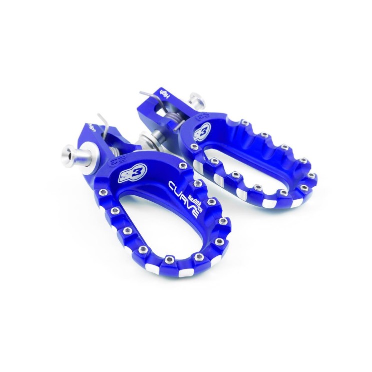 Repose-pied S3 Curve haut bleu pour Husqvarna Repose-pied S3 Curve haut bleu pour Husqvarna