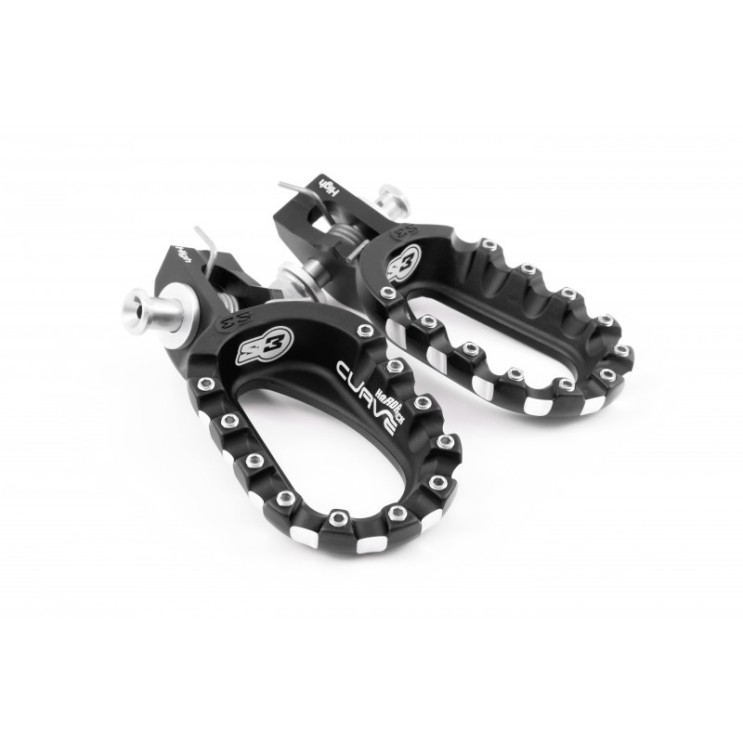 Repose-pied S3 Curve haut noir pour Husqvarna Repose-pied S3 Curve haut noir pour Husqvarna