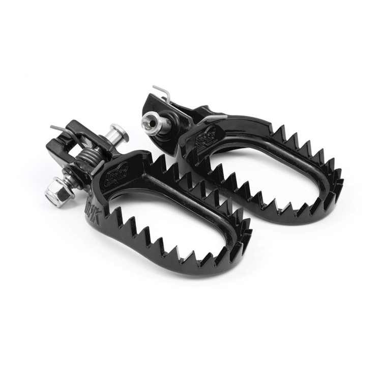 Repose-pied S3 Punk acier noir pour Husqvarna Repose-pied S3 Punk acier noir pour Husqvarna