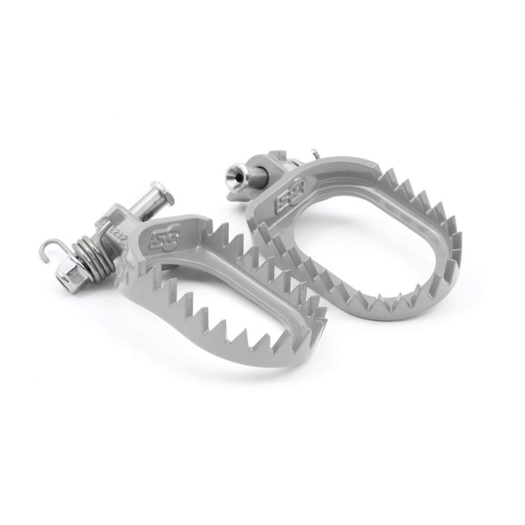 Repose-pied S3 Punk acier silver pour Husqvarna Repose-pied S3 Punk acier silver pour Husqvarna