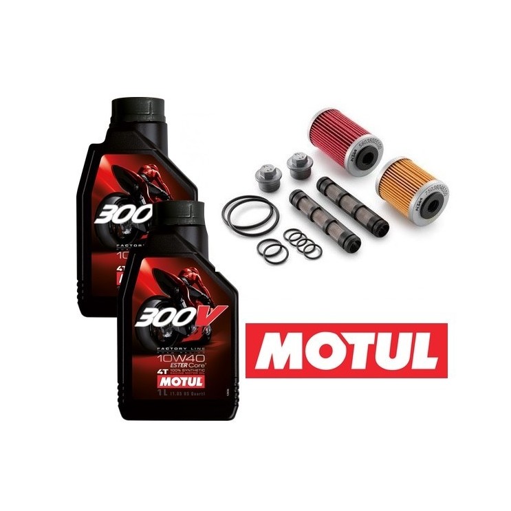 Pack vidange MOTUL  Husqvarna 701 10W40 300V