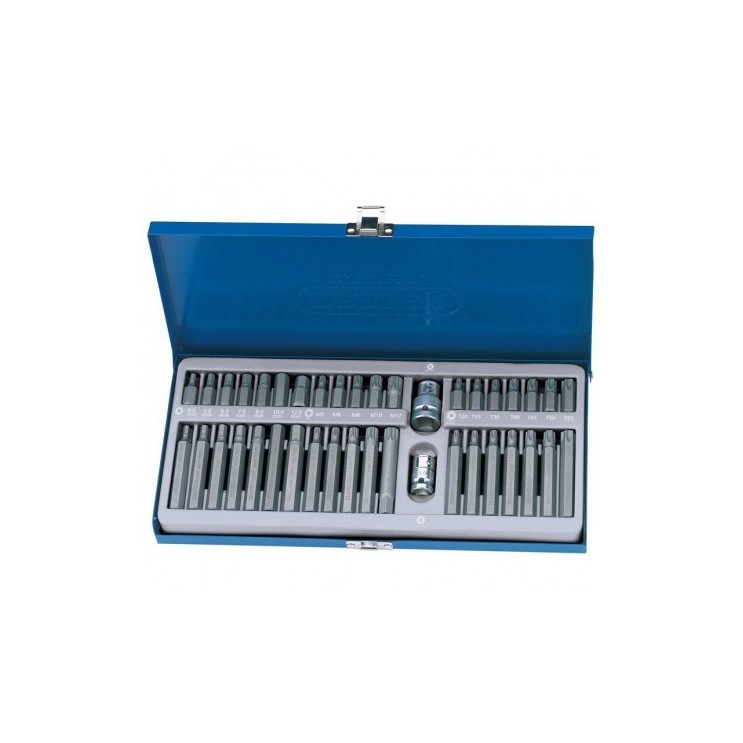 Coffret métallique de 40 douilles DRAPER TX-STAR®, Spline (XZN), CHC Coffret métallique de 40 douilles DRAPER TX-STAR®, Spline (XZN), CHC