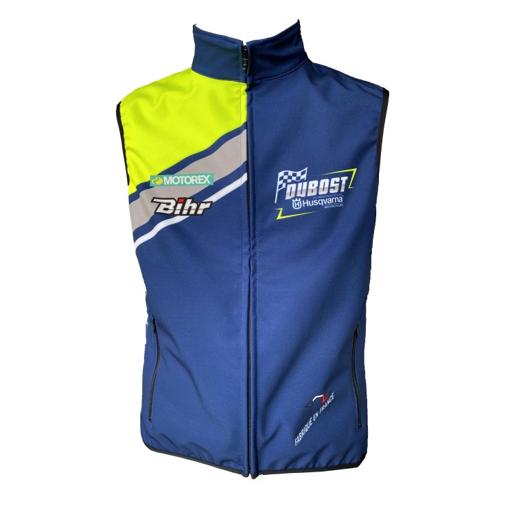 Veste Bodywarmer DUBOST HVA Bleu/Jaune Fluo - Taille S