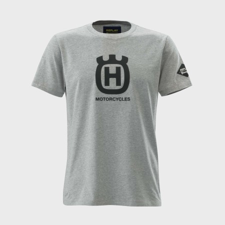 REPLAY TEE GREY XL