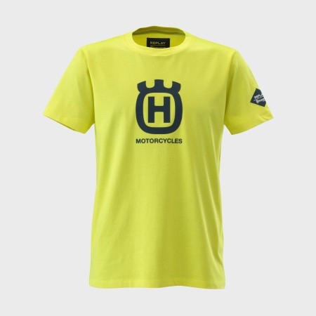 REPLAY TEE YELLOW L