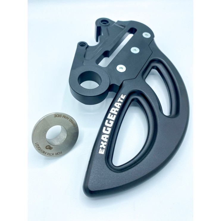 Protection disque de frein arrière S3 Hard Exaggerate pour Husqvarna TE/FE (BREMBO) - Noir Protection disque de frein arrière S3 Hard Exaggerate pour Husqvarna TE/FE (BREMBO) - Noir