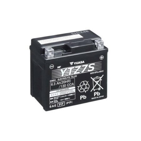 Batterie YUASA YTZ7S sans entretien/Activé en Usine pour Husqvarna