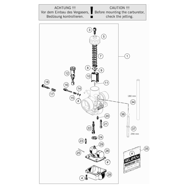 Carburateur HUSQVARNA 50 TC 2023