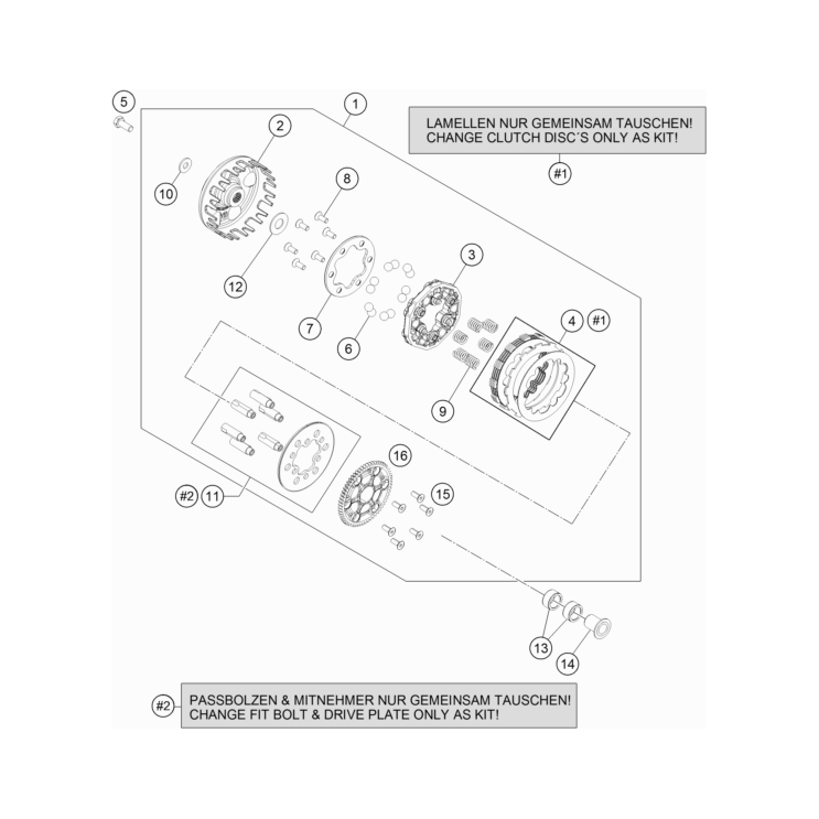 Embrayage HUSQVARNA 50 TC 2023