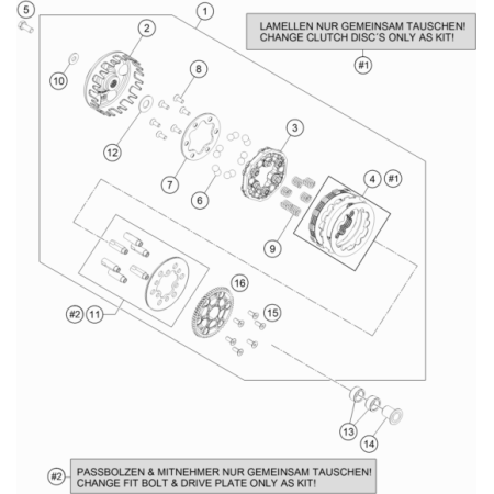 Embrayage HUSQVARNA 50 TC 2023