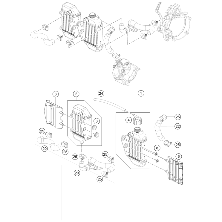 Système de refroidissement HUSQVARNA 50 TC 2023