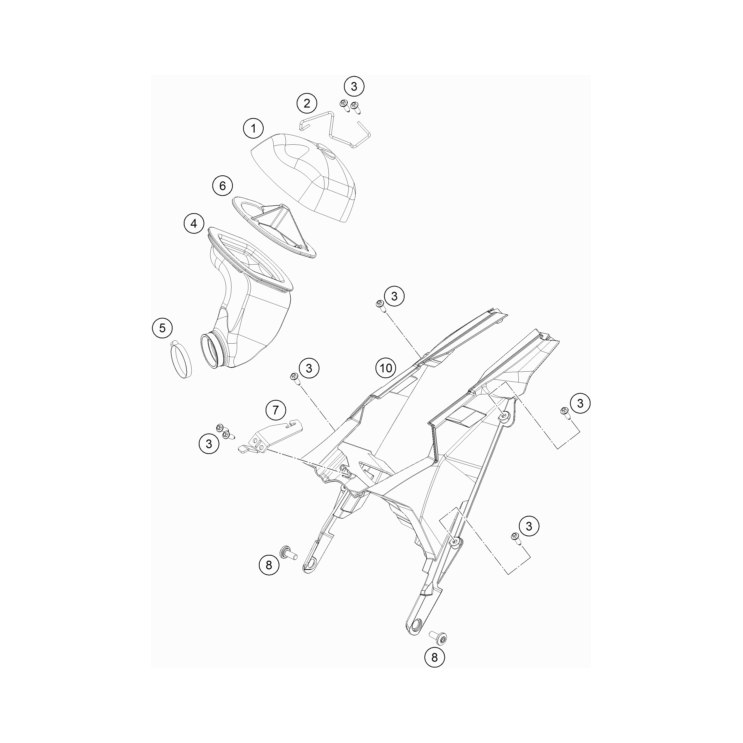 Filtre à air HUSQVARNA 65 TC 2023