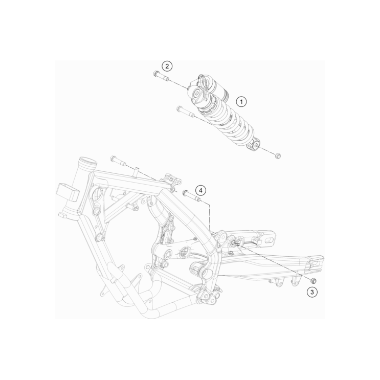 Amortisseur HUSQVARNA 65 TC 2023