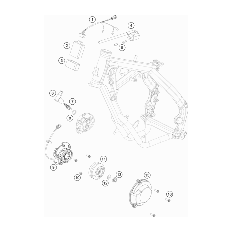 Système d'allumage HUSQVARNA 65 TC 2023