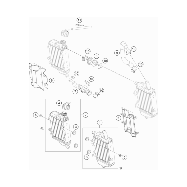 Système de refroidissement HUSQVARNA 65 TC 2023