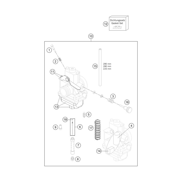 Carburateur HUSQVARNA 65 TC 2023