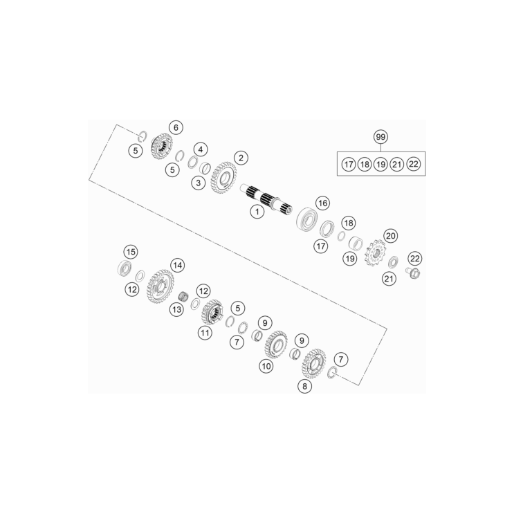 Arbre secondaire HVA 85 TC 2023