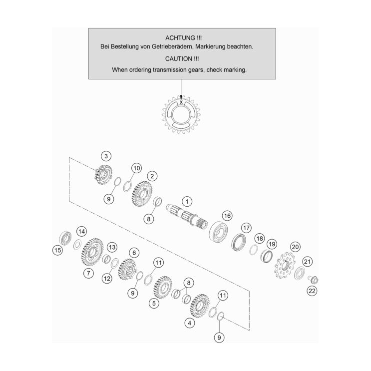 Arbre secondaire HVA 150 TEI 2023