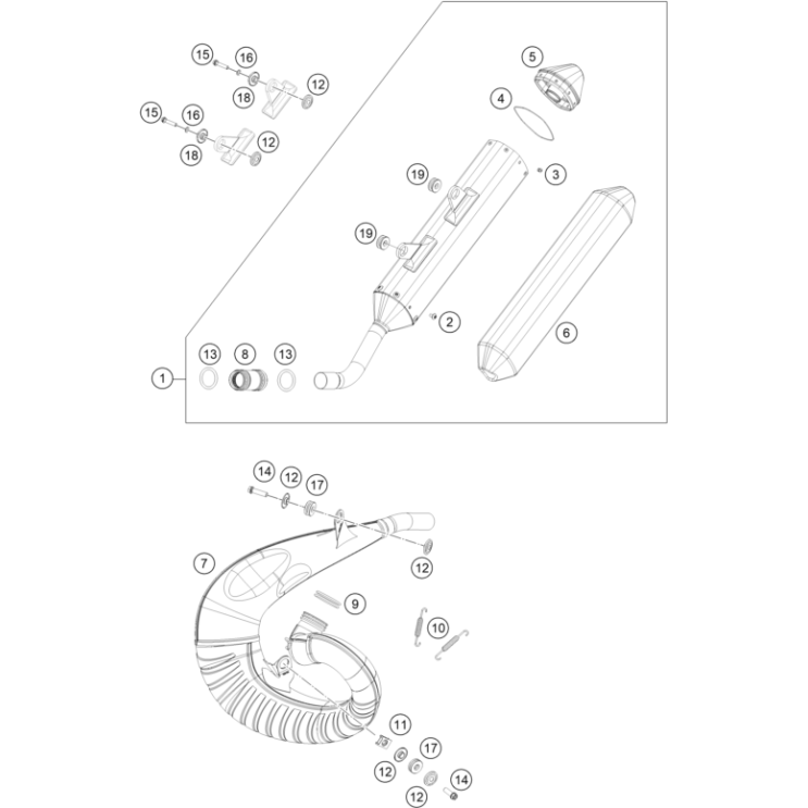 Echappement HUSQVARNA 250 TE 2023