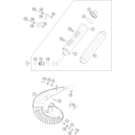 Echappement HUSQVARNA 250...