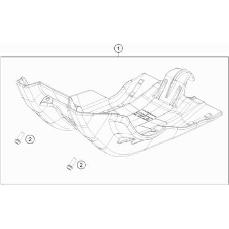 Sabot moteur HUSQVARNA 250...