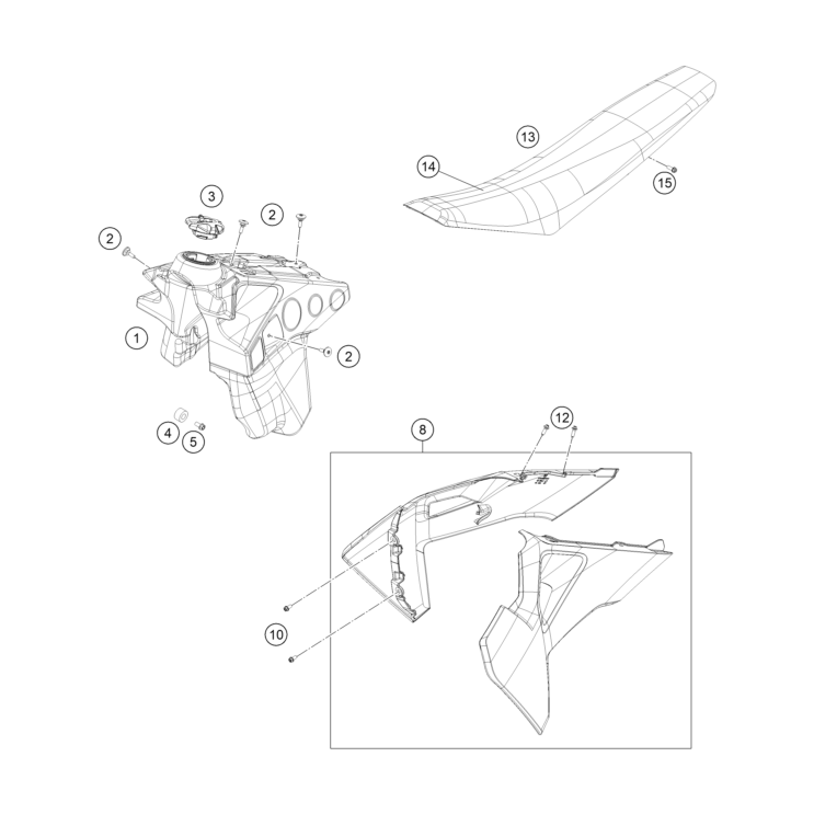 Selle HUSQVARNA 250 FE 2023