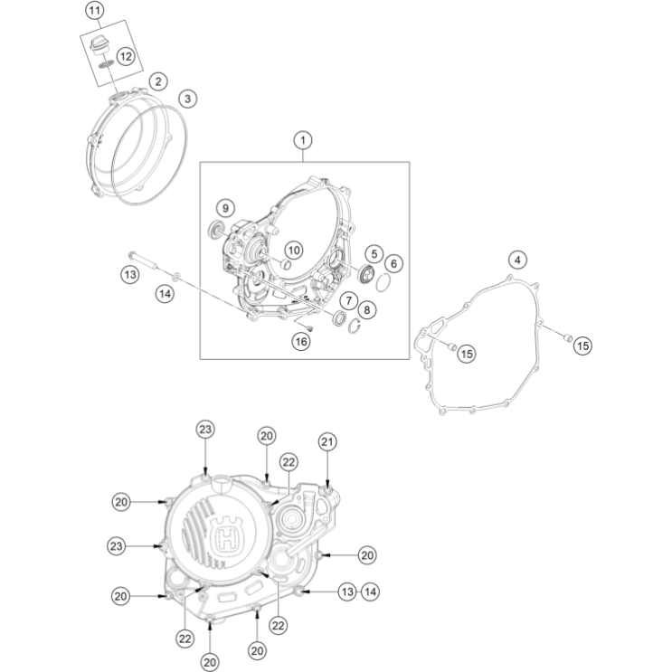 Carter d'embrayage HVA 450 FE 2023