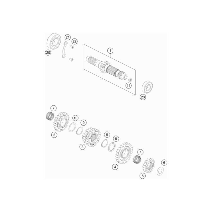 Arbre primaire HVA 450 FE 2023