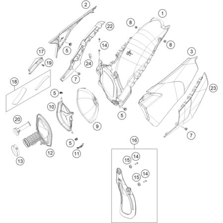 Filtre à air HVA 450 FE 2023