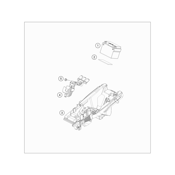 Batterie HUSQVARNA 501 FE 2023