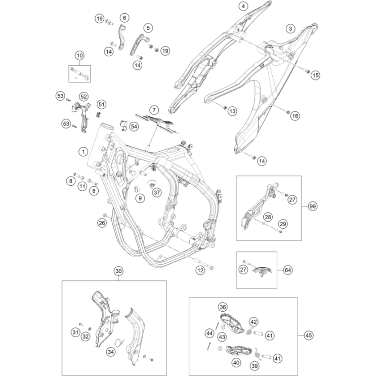 Cadre HUSQVARNA 501 FE 2023