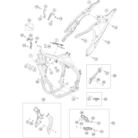 Cadre HUSQVARNA 501 FE 2023