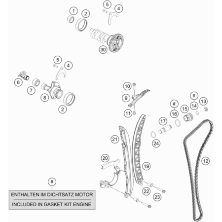 Distribution HUSQVARNA 701...