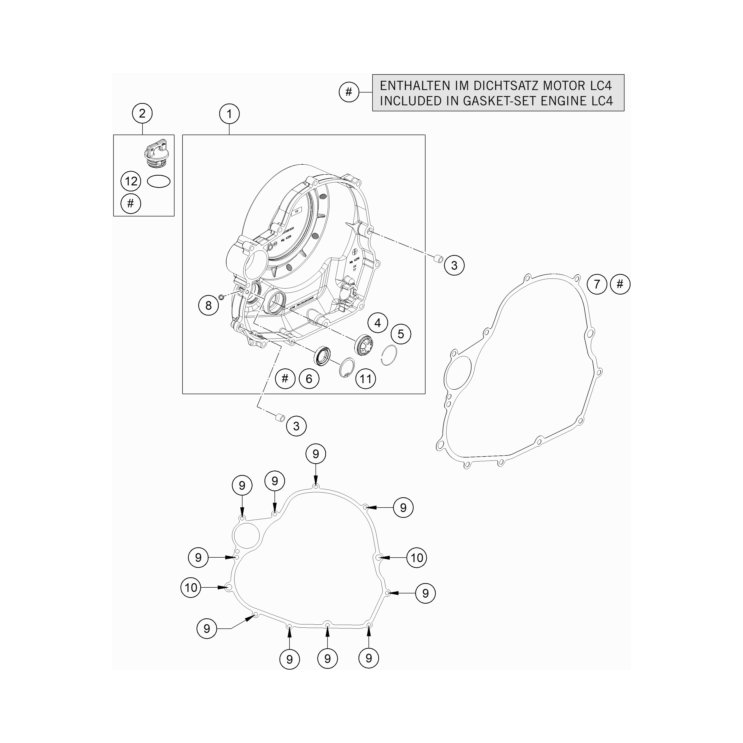 Carter d'embrayage HUSQVARNA 701 SM 2022