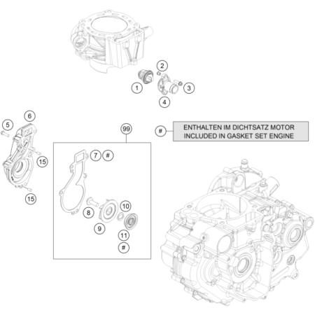 Pompe a eau HUSQVARNA 701...
