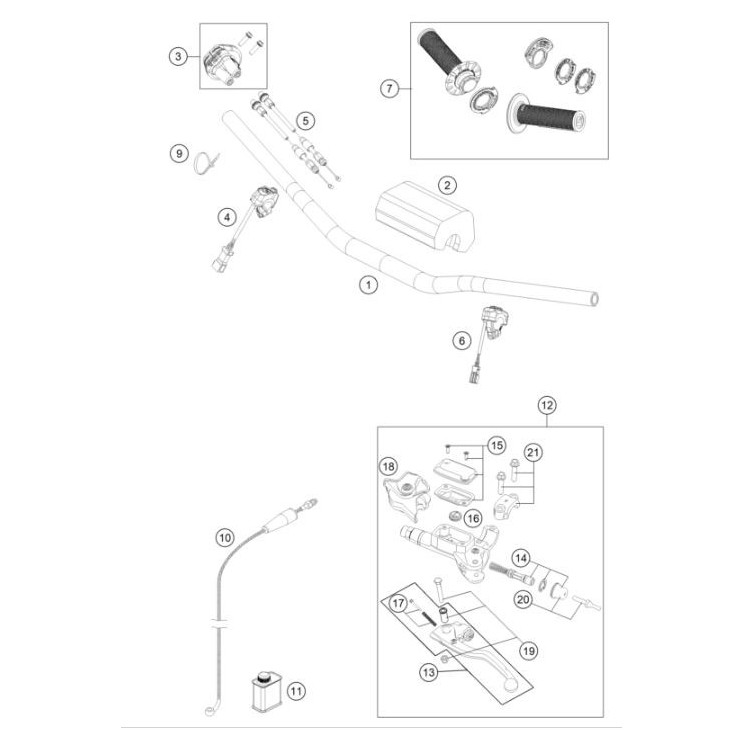 GUIDON, ARMATURES