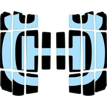 RADIATOR PROTECTION GRILL STICKER KIT
