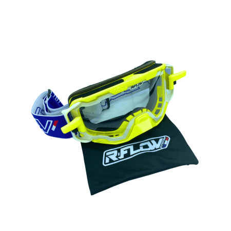 Masque avec système R-Flow jaune fluo