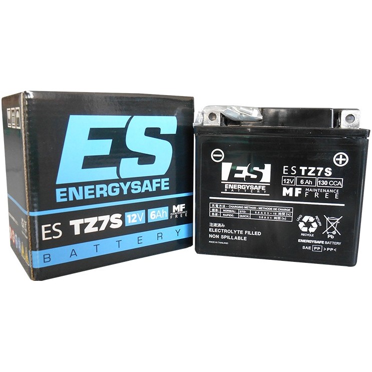 BATTERIE ENERGY SAFE ESTZ7S 12V/6AH pour Husqvarna TE 04-13