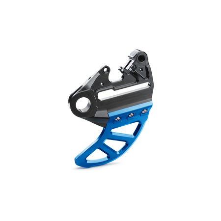 BRAKE CALIPER SUPPORT W. BRAKE DISC GUAR