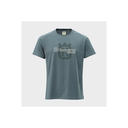 TEE SHIRT HUSQVARNA GRIS ORIGIN  XL 