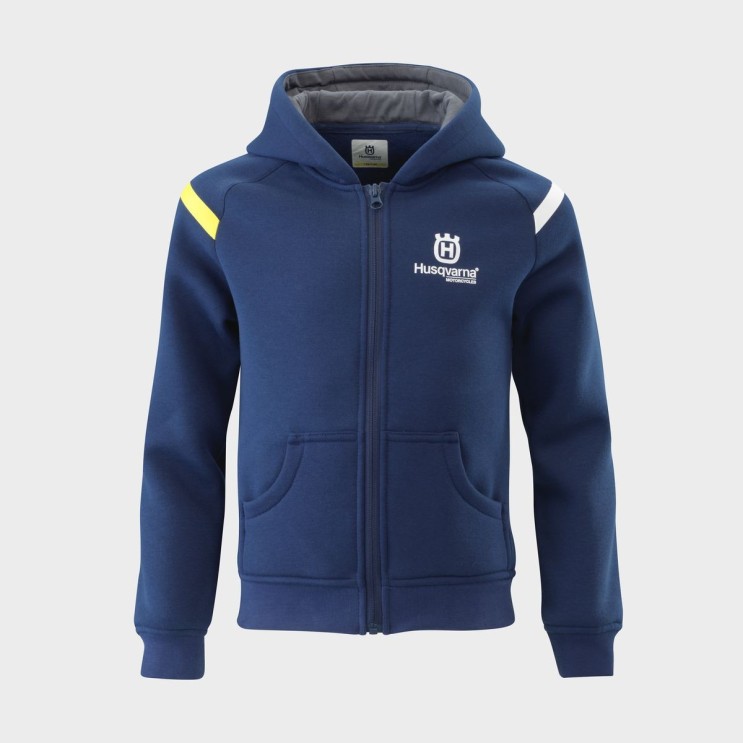 SWEAT CAPUCHE ENFANT HUSQVARNA TEAM ZIP  