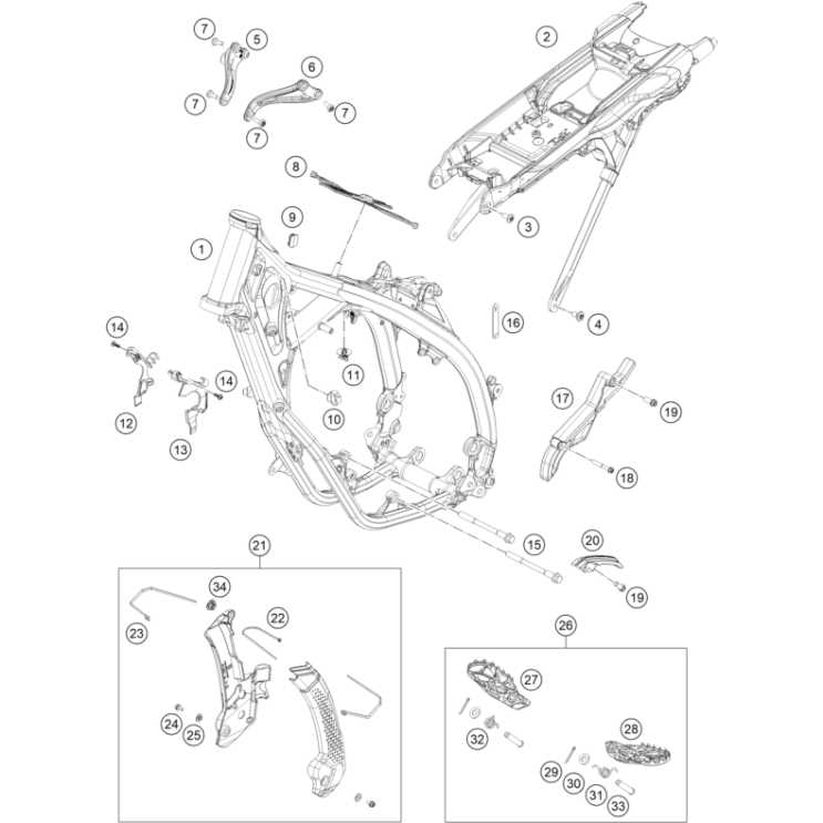 CADRE HUSQVARNA 150 TEI 2024