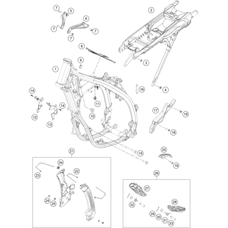 CADRE HUSQVARNA 250 TEI 2024