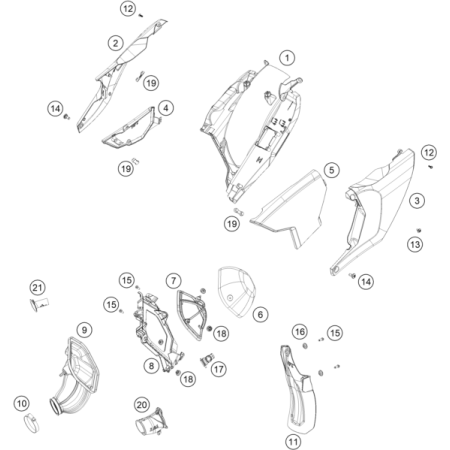 BOITE A AIR HUSQVARNA 300...
