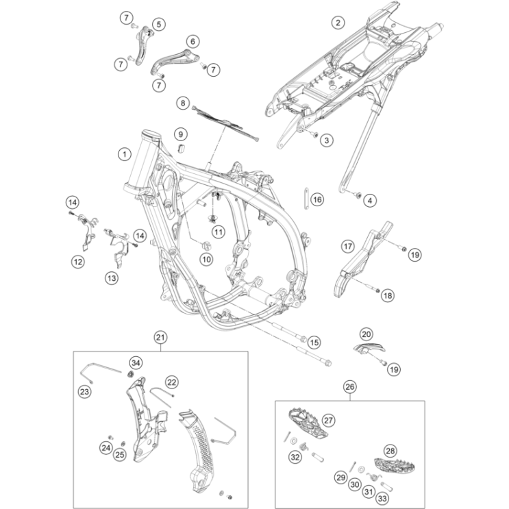 CADRE HUSQVARNA 300 TEI PRO 2024