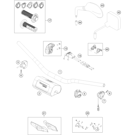 GUIDON COMMANDES HUSQVARNA...