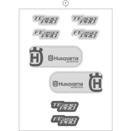 KIT DECO HUSQVARNA 350 FE...