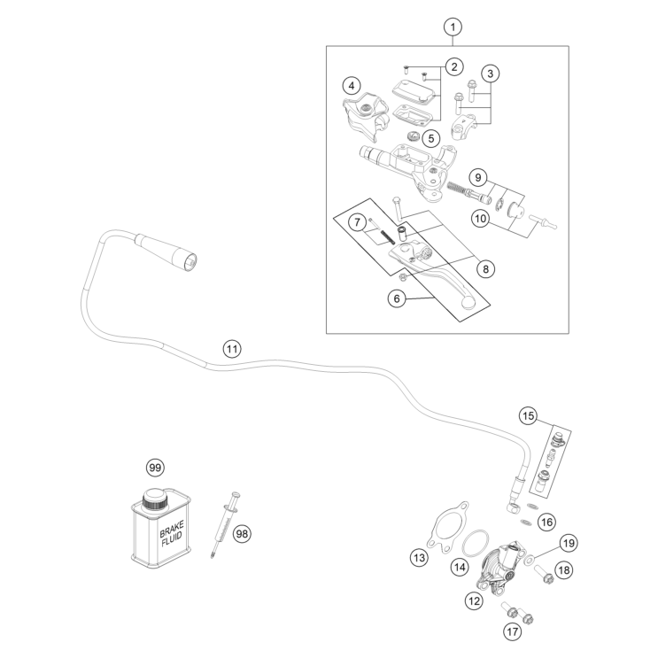 SYSTÉME D'EMBRAYAGE HUSQVARNA 350 FE PRO 2024