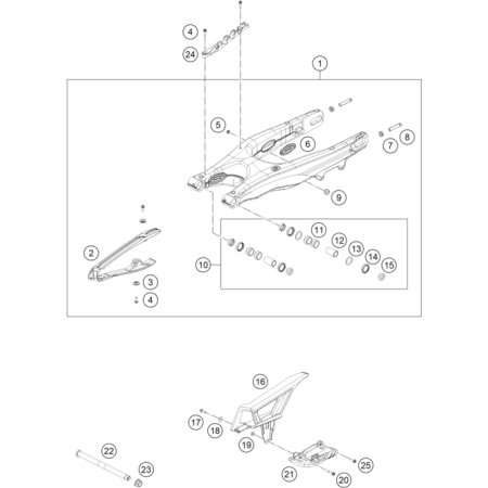 BRAS OSCILLANT HUSQVARNA...